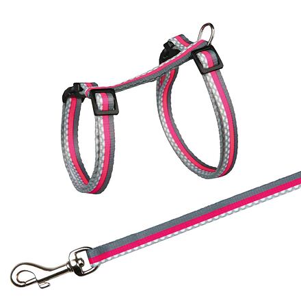 FRESHLINE postroj s vodítkem pro kočku 27-45 cm/10 mm/1,2 m