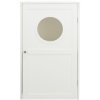 XL domek na kočičí toaletu, 2 poličky, MDF, 53 x 90 x 58 cm, bílá