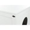 XL domek na kočičí toaletu, 2 poličky, MDF, 53 x 90 x 58 cm, bílá