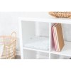 HARVEY hebká podložka do IKEA Kallax polic, 33 x 38 cm, bílá-černá