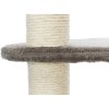 Škrabadlo ALTEA, 3 podesty, 117 cm / ø 9 cm, platinově šedá