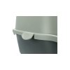 Be Eco toaleta VICO, se střechou, 40x40x56cm, antracit/šedozelená
