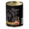 PIPER s kuřecími srdíčky a hnědou rýží, konzerva pro psy 400 g