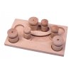 Dřevěný hlavolam Playground - Modul 1C