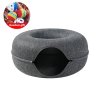 Donut Cat Bed Pet Cat Tunnel Interactive Game Toy Cat Bed Dual use Indoor Toy Kitten.png 640x640.png