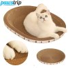 Corrugated Cat Scratcher Cat Scrapers Round Oval Grinding Claw Toys for Cats Wear Resistant Cat Bed.jpg