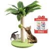 Cat Scratching Post for Kitten Cute Green Leaves Cat Scratching Posts with Sisal Rope Indoor Cats.jpg 350x350xz.jpg