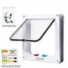 Cat Flap Door with 4 Way Security Lock Controllable Switch Transparent ABS Plastic Gate Puppy Kitten.jpg 640x640.jpg