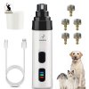 Rechargeable Dog Nail Grinders USB Charging Pet Nail Clippers Electric Dog Cat Paws Nail Grooming Trimmer.jpg