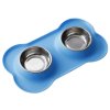 Antislip Double Dog Bowl With Silicone Mat Durable Stainless Steel Water Food Feeder Pet Feeding Drinking.jpg 640x640.jpg