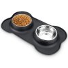 Antislip Double Dog Bowl With Silicone Mat Durable Stainless Steel Water Food Feeder Pet Feeding Drinking.jpg (3)