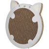 JUNIOR škrabací karton "křeček", catnip, 31 x 2,5 x 32,5 cm, šedá