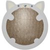 JUNIOR škrabací karton "křeček", catnip, 31 x 2,5 x 32,5 cm, šedá