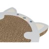 JUNIOR škrabací karton "křeček", catnip, 31 x 2,5 x 32,5 cm, šedá