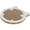 JUNIOR škrabací karton "křeček", catnip, 31 x 2,5 x 32,5 cm, šedá