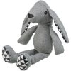 Zajíc Bunny 39 cm, látková hračka bez zvuku, šedá