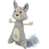 Mýval XXL, peříčkový ocas, catnip, 20 cm/30 cm, plyš/tkanina/peří