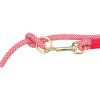 Soft Rope prodlužovací kulaté tkané vodítko, červená/krémová (Velikost vodítka SOFT ROPE prodlužovací XS-S: 2,00 m/ 6 mm)