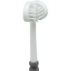 Tříhlavý zubní kartáček pro psy/kočky, 18 cm, bílá/šedá