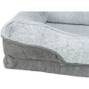 Vital Bed LINO, ortopedický obdélníkový pelech, šedá/světlešedá (Velikost obdélníkového pelechu LINO 110 x 75 cm)