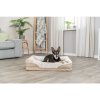 Vital Bed LINO, ortopedický obdélníkový pelech, béžová (Velikost obdélníkového pelechu LINO 110 x 75 cm)