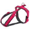PREMIUM trekingový postroj, fuchsia/grafit (Velikost postroje PREMIUM trekingový XL:hruď:80-97cm/25mm)