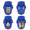 Designový zimní overal (mikina) pro malá a střední plemena psů s Disney postavičkami (Motiv 1 Mickey mouse, Velikost L)