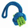 Kombinovaný Monty míč přírodní guma a bavlna s poutkem HipHop (Velikost Monty míče ø 8,5 cm/ 29 cm, oranžovo/modrá)