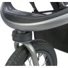 Kočárek BUGGY na vzduchových pneu, 60 x 112 x 120 cm, nosnost 20 kg, černá/petrolejová