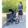 Kočárek BUGGY na vzduchových pneu, 60 x 112 x 120 cm, nosnost 20 kg, černá/petrolejová