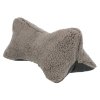Polštář pod hlavu BENDSON ergonomický, 40 x 22 cm, světle šedá/tmavě šedá