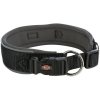 PREMIUM obojek extra široký, černá/grafit (Velikost obojku PREMIUM extra široký L-XL: 53-62 cm/50 mm)