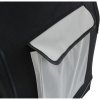 Transportní nylonový box Vario S 61x43x46 cm černo-šedý