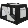 Transportní nylonový box Vario L 99x67x71/61 cm černo-šedý