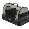 Transportní taška-pelíšek HOLLY 50x30x30 cm nylon,černo/šedá (max 15kg)