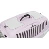 Transportní box CAPRI II, XS-S: 37x34x55cm (max. 8kg) - světle šedá/světlá lila