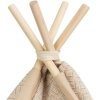 Teepee BOHO s polštářem, 55 x 65 x 55 cm, bavlna, béžová