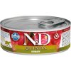N&D QUINOA Cat konzerva Urinary Duck & Cranberry 80 g