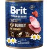 Brit Premium by Nature Dog konzerva - Turkey with Liver 800 g