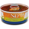N&D PUMPKIN Cat konzerva Wild Boar, Pumpkin & Apple 70 g