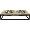 Miska bar pro psy Elegant 2x0,8l Nobby