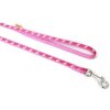 Vodítko nylon Tlapky 1x120 cm (fuchsie) BAFPET