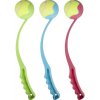 Hračka plast házeč míčků Flamingo 38 cm mix barev