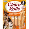 Inaba Churu Rolls dog snack kuře 8x12 g
