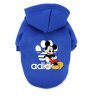 Designový zimní overal (mikina) pro malá a střední plemena psů s Disney postavičkami (Motiv 1 Mickey mouse, Velikost L)