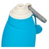 Láhev na vodu se sklopnou silikonovou miskou, 0.55 l, plast/silikon