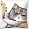 Potah na polštářek s kočičím motivem (Motiv 1, Velikost 45x45 cm)