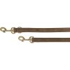 Vodítko PURE kožené nastavitelné, hnědá (Velikost koženého vodítka PURE L-XL: 2 m/ 25 mm)