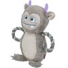 Be Eco Monster - příšerka, hračka/přetahovadlo pro psy, 33 cm, polyester/bavlna, šedá