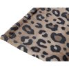 Plyšová deka LEO, 70 x 50 cm, vhodná pro alergiky, leopardí